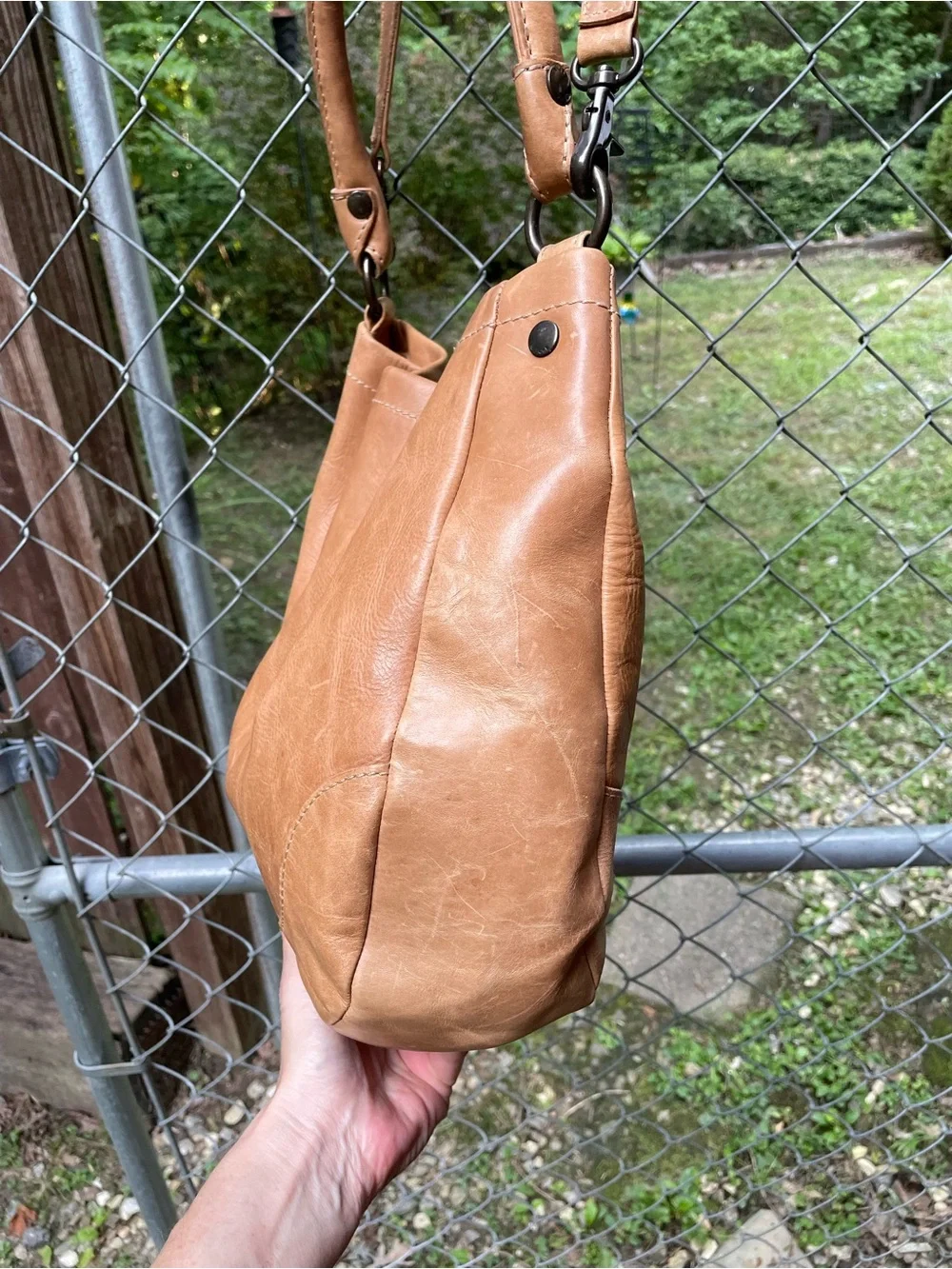 Frye Melissa Hobo Leather Bag